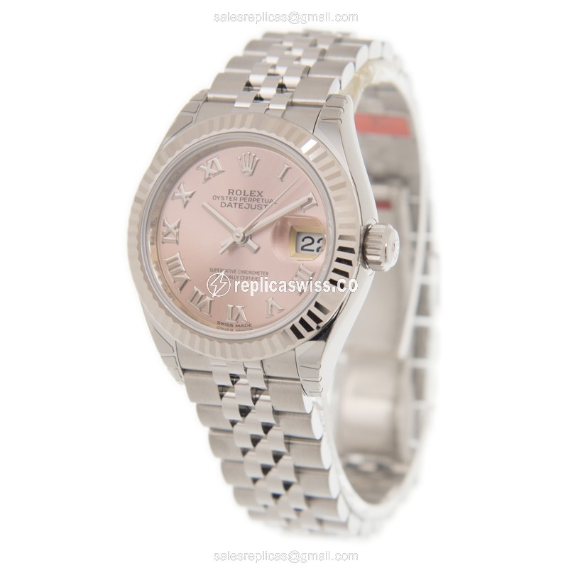 Rolex Datejust Replica - 279174-0017 - Automatic - Pink Gold - Steel Case - View 3