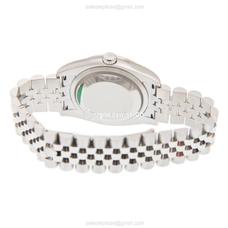 Rolex DATEJUST Replica - Automatic | Stainless Steel | Diamonds | Silver Dial - View 4