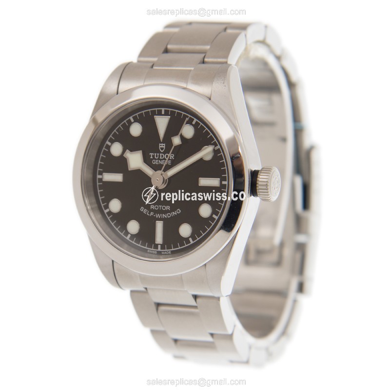 Tudor Heritage Ranger Replica Watch, Automatic, Steel, Black - View 3