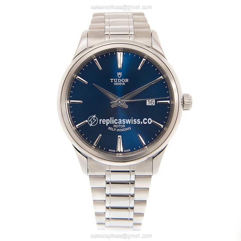 Tudor 12700-65070-BL Replica - Automatic - Blue Dial - Steel Case & Strap - View 2