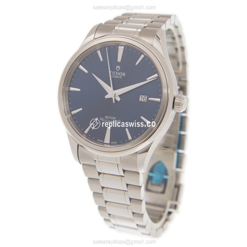 Tudor 12700-65070-BL Replica - Automatic - Blue Dial - Steel Case & Strap - View 3
