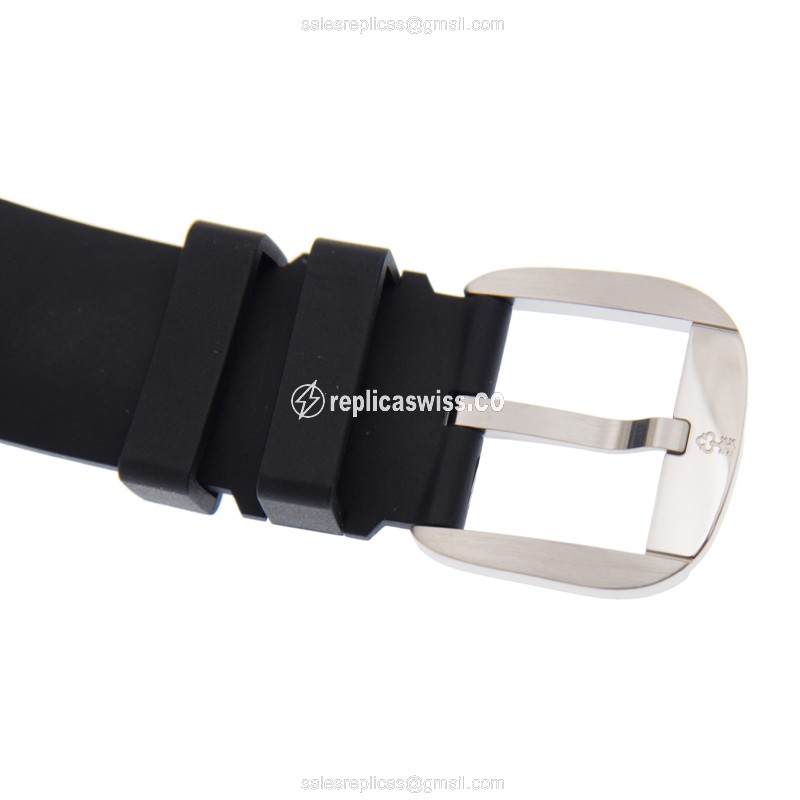 Corum Bubble Replica - Automatic - Black Dial - Steel Case - Black Rubber Strap - View 4