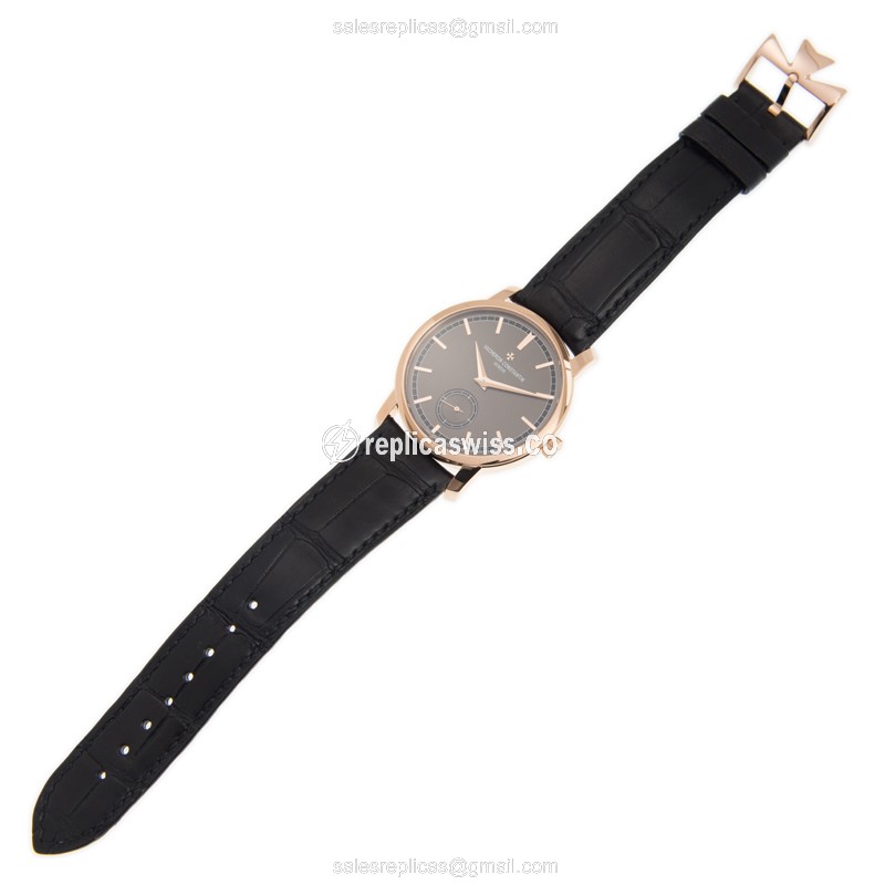Vacheron Traditionnelle Replica - Manual - Rose Gold - Gray - View 2