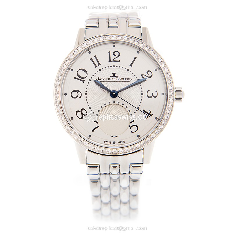 Jaeger-Lecoultre Q3578120 Rendez-Vous Replica - Automatic - Steel Case - White Dial - Silver Strap - View 2