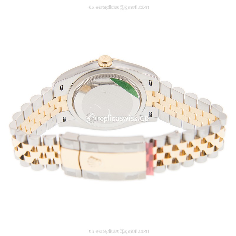 Rolex DATEJUST Replica - Automatic - Gold & Steel Case - Gold Dial - View 4