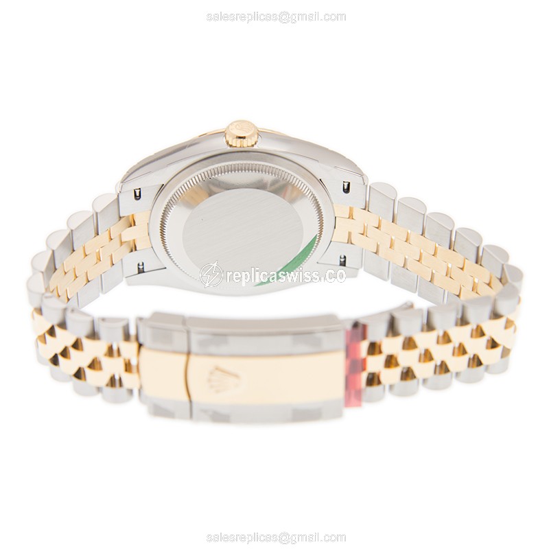 Rolex Datejust Replica - Automatic - Silver Dial on 18kt Steel Strap - View 4