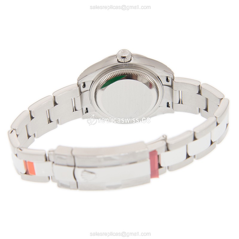 Rolex Lady Datejust Replica - Automatic - Silver Steel Case - Silver Dial - Steel Strap - View 4