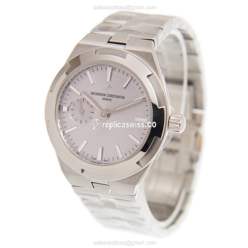 Vacheron Constantin 2300V/100A-B078 OVERSEAS - Automatic - Steel Case - Silver Dial - Steel Band - View 3