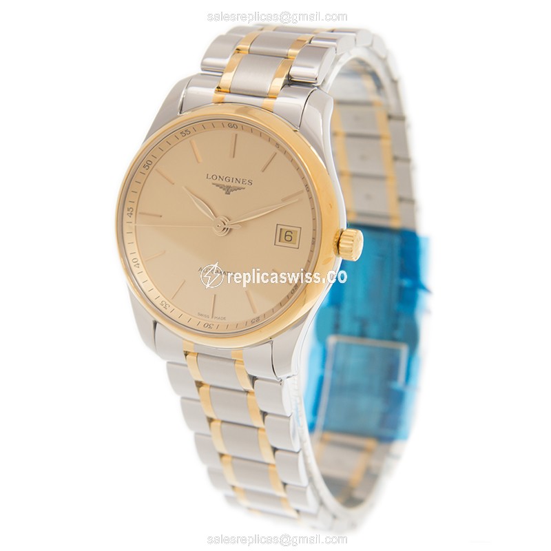 Longines L2.518.5.32.7 MASTER Automatic 18kt Gold & Steel - View 3
