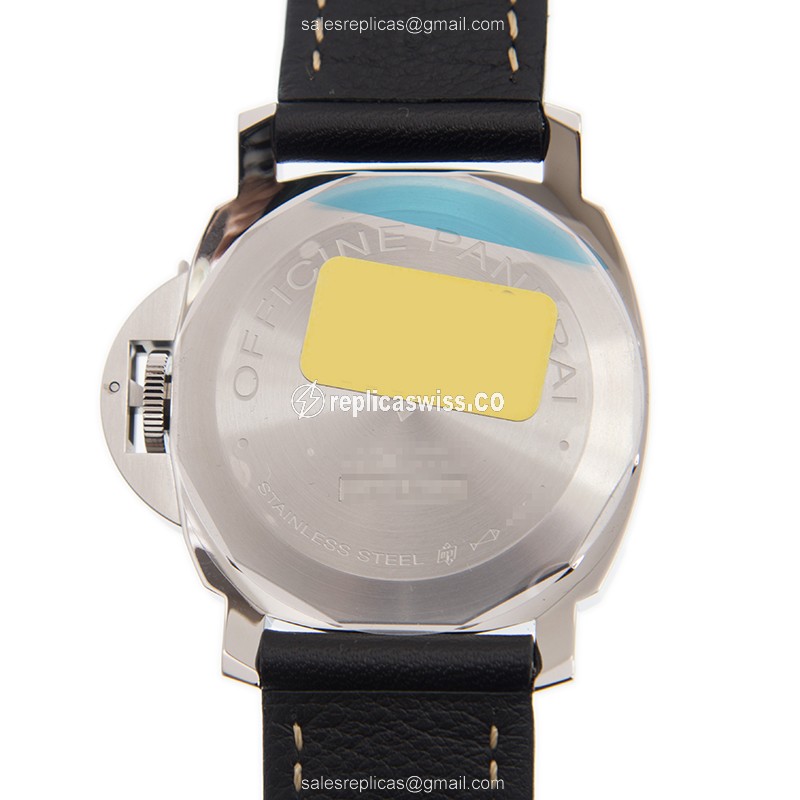 Panerai PAM00776 LUMINOR Manual - Black Dial - Leather Strap - Buckle Clasp - View 3