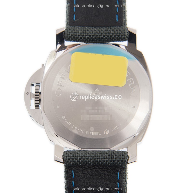 Panerai Luminor Replica - Manual Wind - Steel - Black Dial - View 3