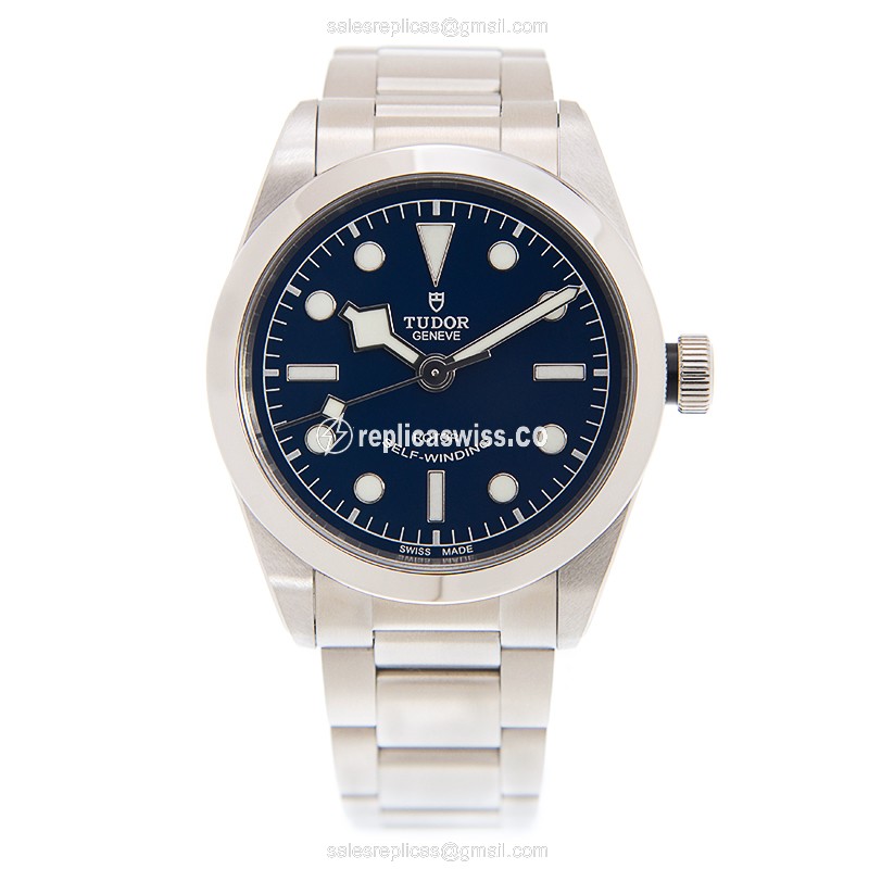 Tudor Heritage Ranger Watch - Automatic - Steel - Blue Dial - View 2