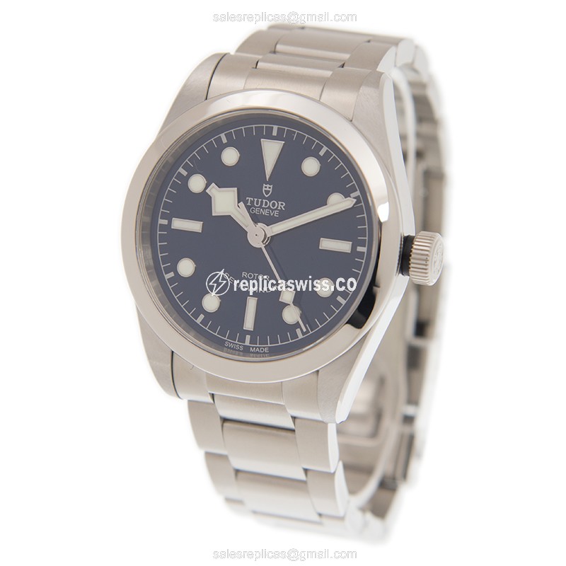 Tudor Heritage Ranger Watch - Automatic - Steel - Blue Dial - View 3