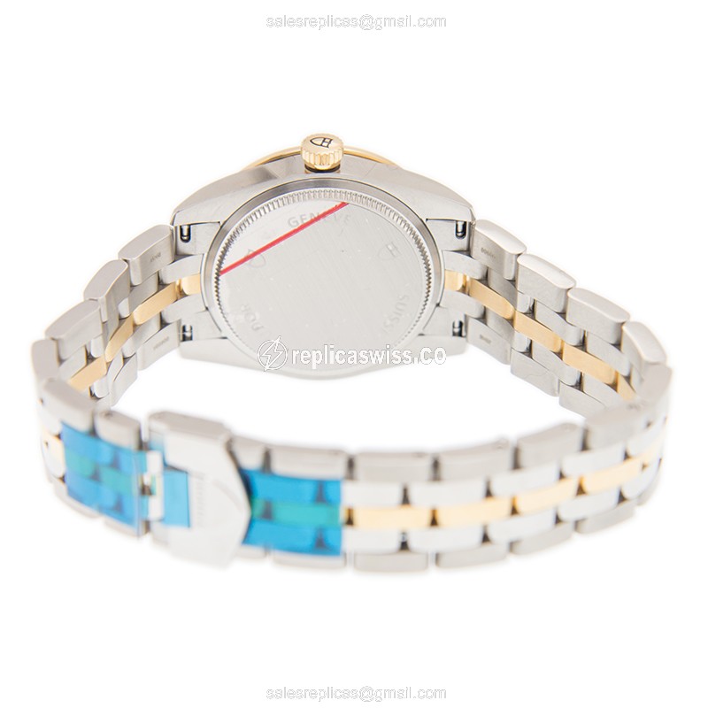 Tudor Glamour Date Replica - Automatic - Gold - Gold Strap - Clasp - View 4