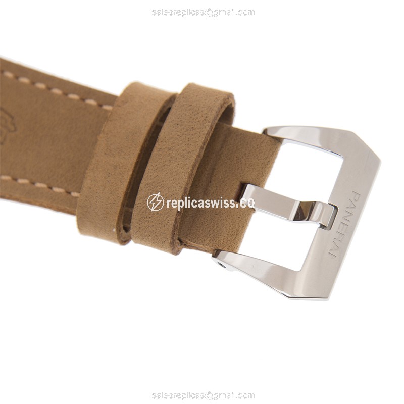 Panerai PAM00720 RADIOMIR - Manual - Steel Case - Black Dial - Brown Cowhide Strap - Buckle Clasp - View 4