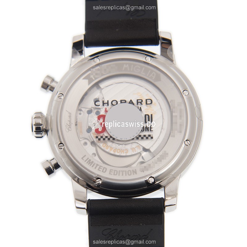 Chopard Mille Miglia GT XL - Auto - Stainless Steel - Gray Dial - Black Cowhide Buckle - View 3