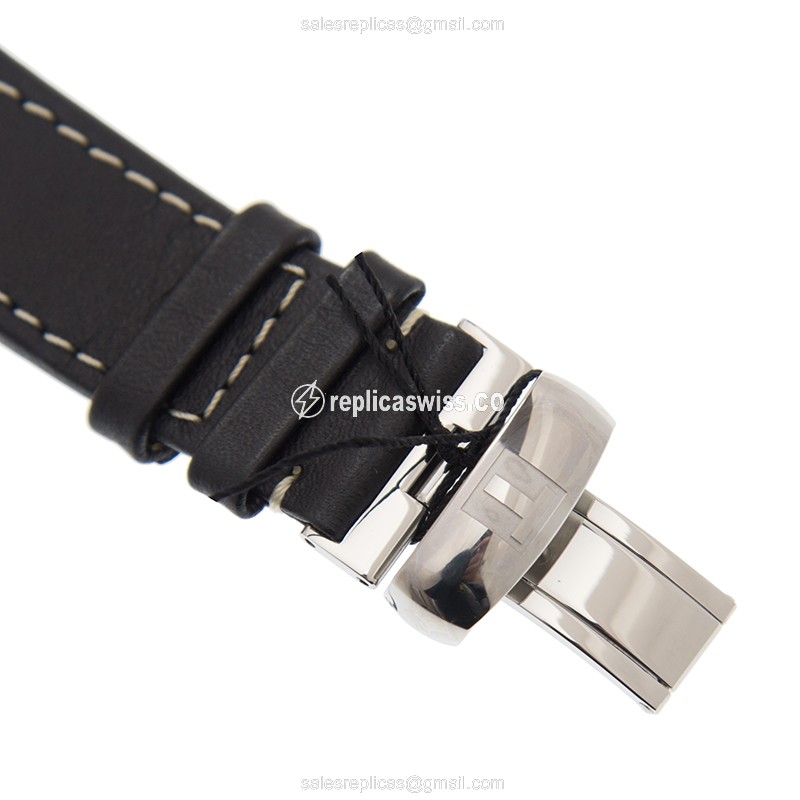 Tissot T40.1.426.51 Replica - Quartz - Black Steel Case - Leather Black Strap - View 4