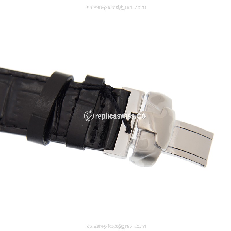 Tissot T-TREND Quartz - Black Dial - Leather Strap - Stainless Steel Case - View 4