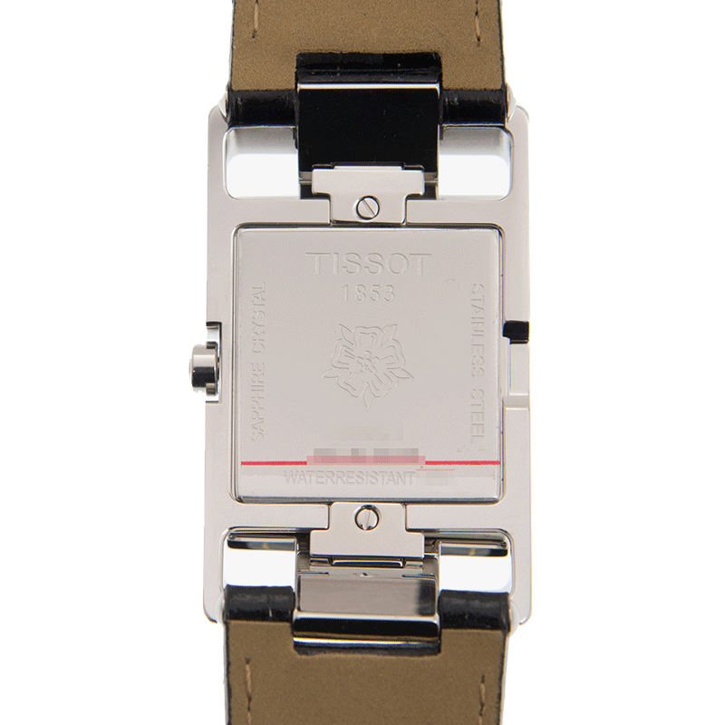 Tissot T-TREND Quartz - White Dial - Leather Strap - Black Clasp - 16mm Case - View 3