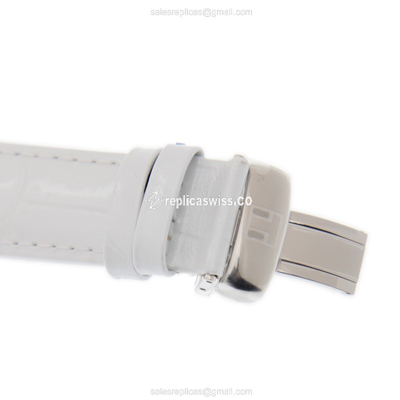 Tissot T-SPORT Quartz - White Dial - Leather Strap - Stainless Steel Case - View 4