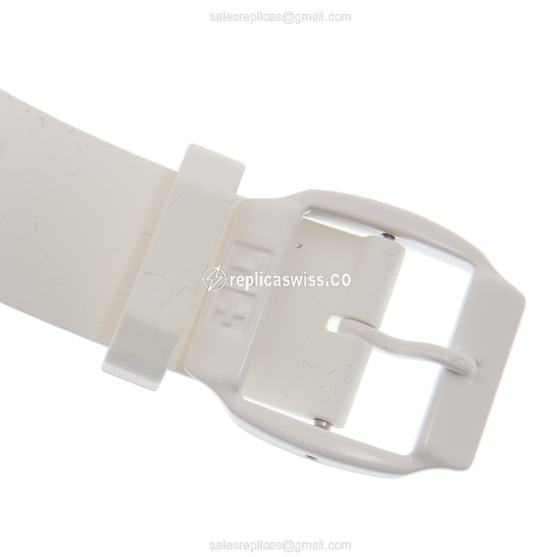 Rolex Tissot Replica - Quartz - Stainless Steel - White Dial - Buckle Clasp - White Band - View 4