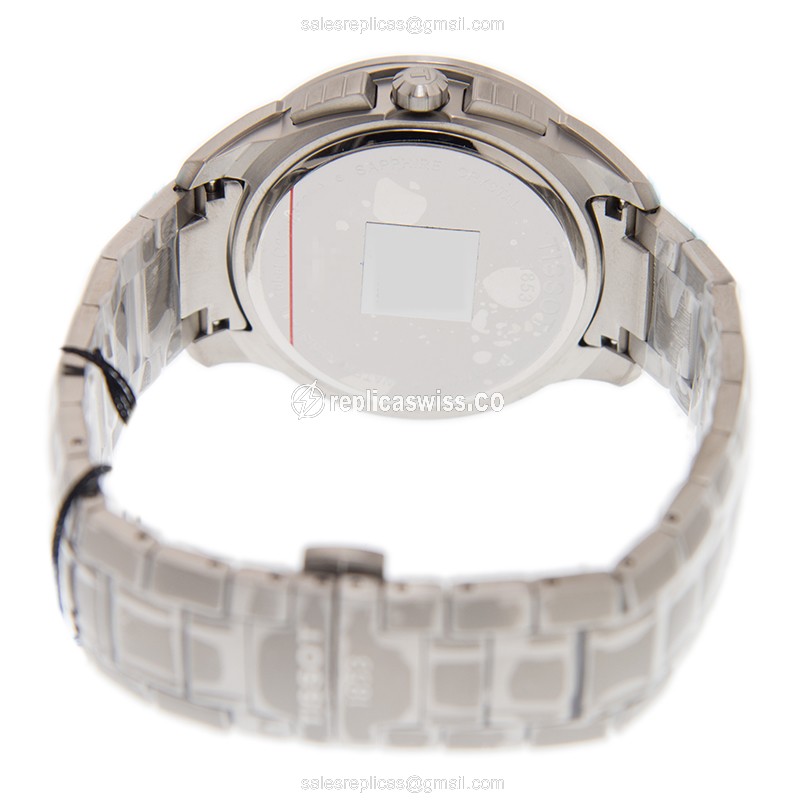 Tissot T-SPORT Quartz Titanium - White Dial - Silver Titanium Clasp - View 4