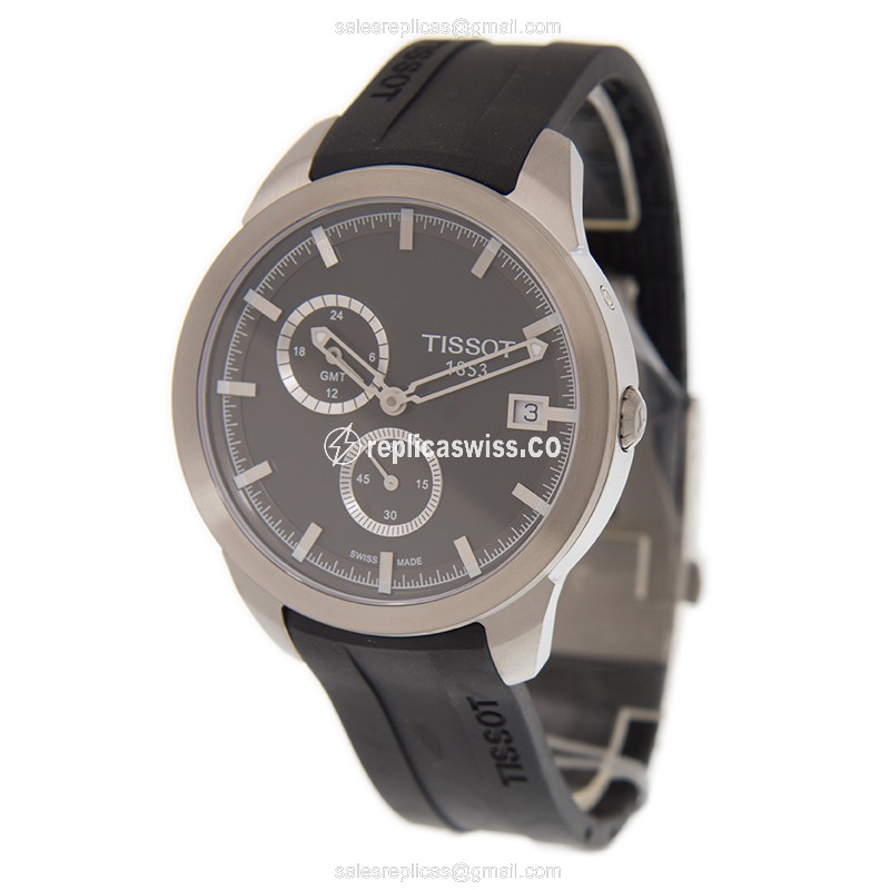Rolex T-SPORT Quartz - Titanium Case - Black Dial - Black Titanium Strap - View 3