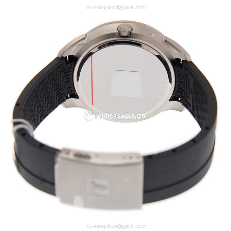 Rolex T-SPORT Quartz - Titanium Case - Black Dial - Black Titanium Strap - View 4