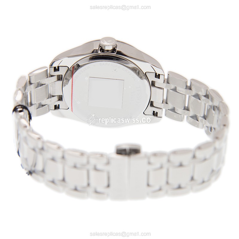 Tissot T-CLASSIC Quartz - Stainless Steel Case - White Dial - Silver Strap - View 4