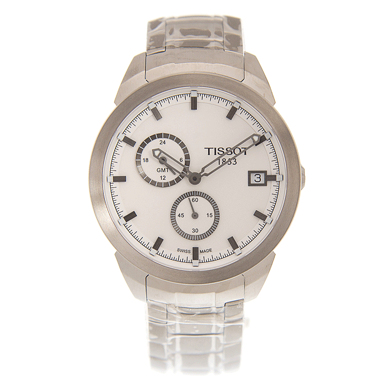 Rolex T-SPORT Replica - Quartz - Titanium Case - White Dial - Silver Titanium - View 2
