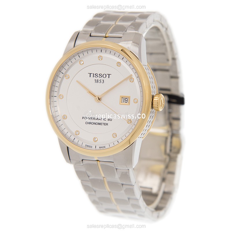 Tissot T086.408.22.036.00 T-CLASSIC Automatic Gold-Plated & Stainless Steel - View 3