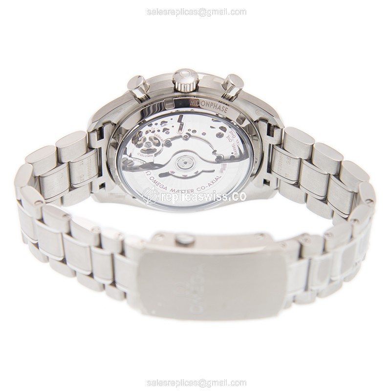 Omega SPEEDMASTER Replica - Automatic - Stainless Steel - Black Dial - Silver Clasp - View 4