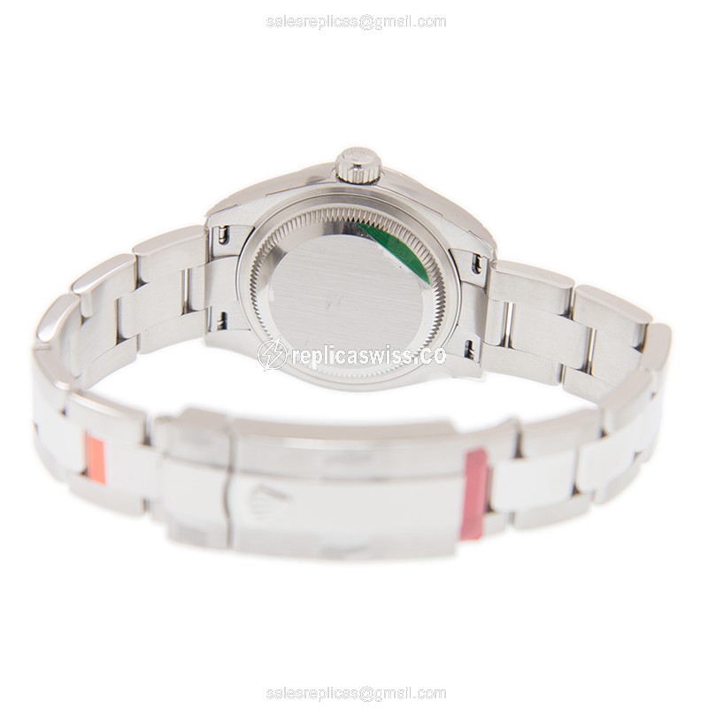 Rolex Datejust Replica - Automatic - 18kt White Gold - Steel Case - View 4
