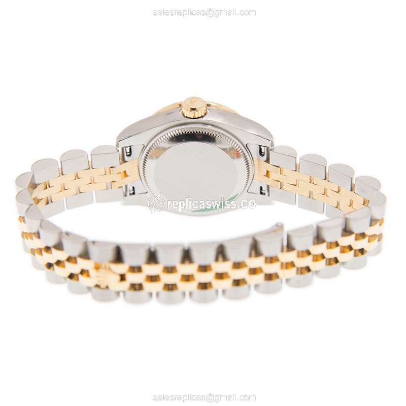 Rolex Datejust Replica - 18kt Gold - Diamond - Automatic - Gold Case & Bracelet - View 4