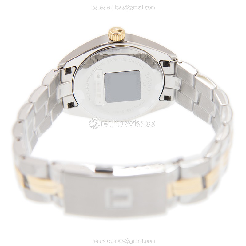 Tissot T-CLASSIC Replica - Automatic - Gold-Plated - Stainless Steel - White Dial - View 4