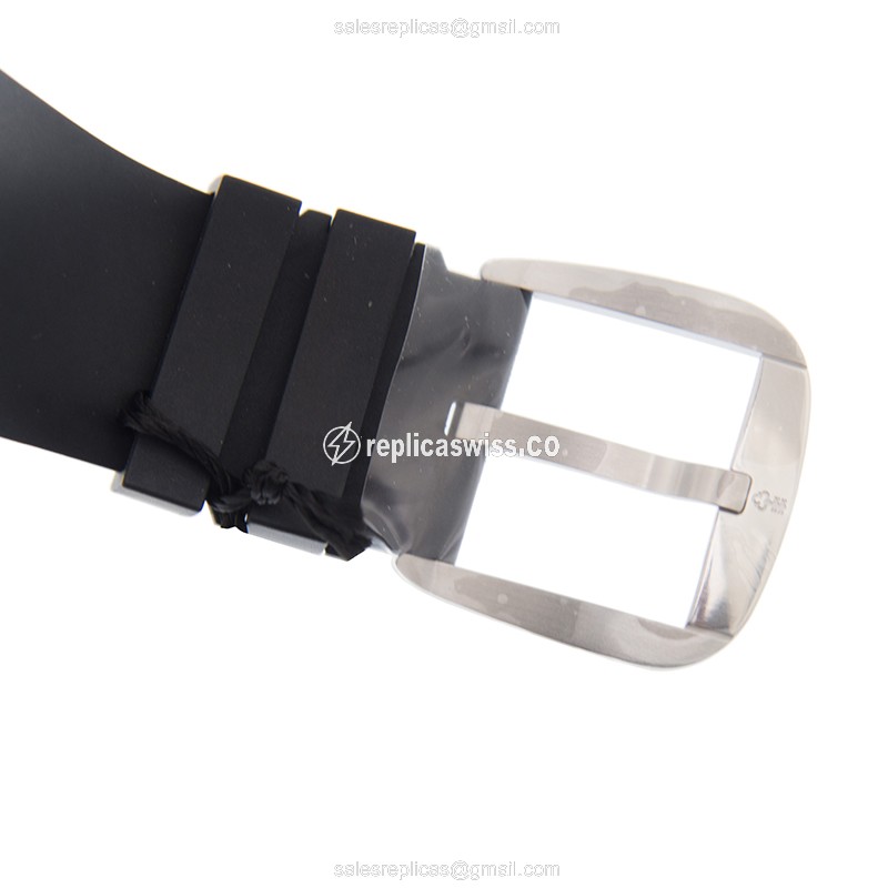 Corum Bubble Replica - Automatic - Titanium Case - Orange Dial - Black Rubber Strap - View 4