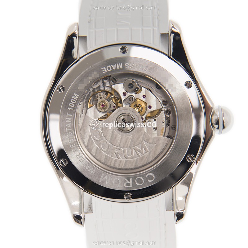 Corum Bubble Replica - Automatic - Blue Dial - Leather Strap - Buckle Clasp - View 3
