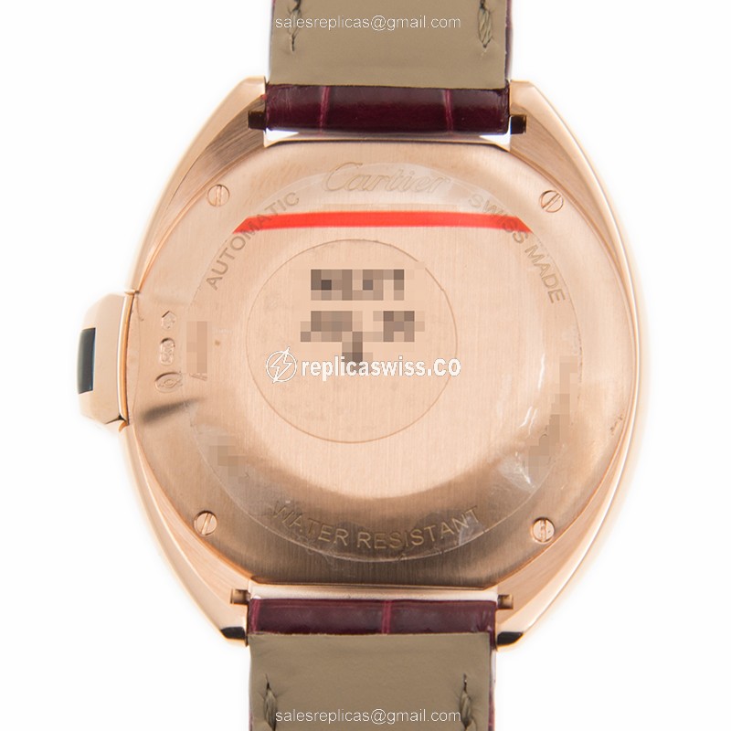 Cartier WJCL0047 CLe DE CARTIER Automatic 18kt Rose Gold - View 3