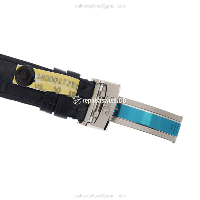 Glashutte Senator Replica - Automatic - Steel - Blue Dial - View 4