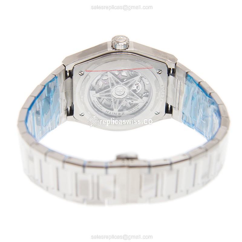Zenith DEFY Replica - Automatic - Titanium - Silver Dial - View 4