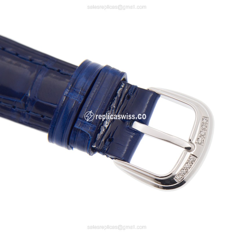 Franck Muller DM 42 D 2R CD (OG) - BLUE DOUBLE MYSTERY Automatic 18kt White Gold & Diamond - View 4