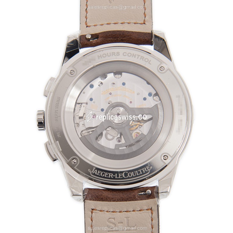 Jaeger-Lecoultre Q9028471 POLARIS DATE - Automatic - Black Dial - Leather Strap - View 3