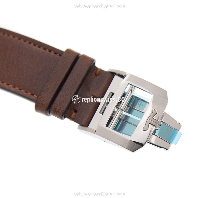 Jaeger-Lecoultre Q9028471 POLARIS DATE - Automatic - Black Dial - Leather Strap - View 4