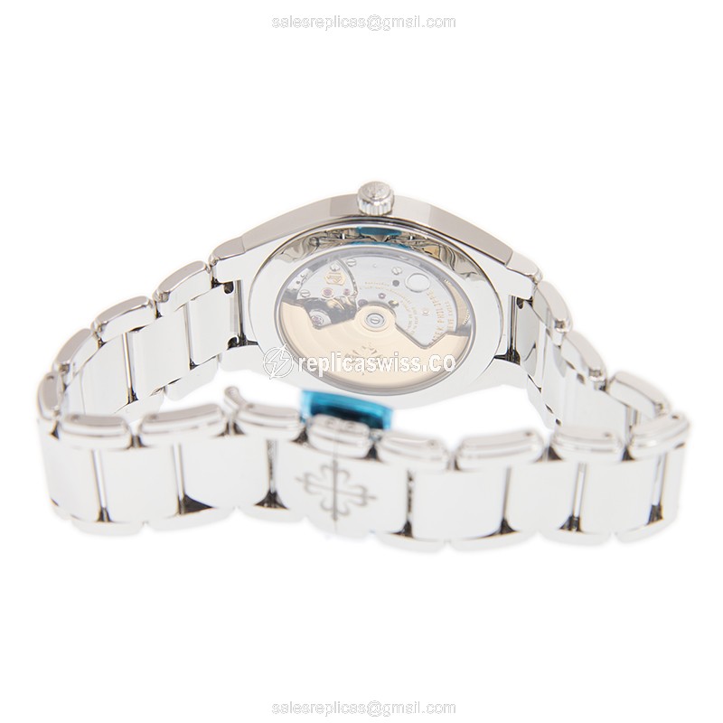 Patek Philippe TWENTY-4 Replica - Automatic - Blue Dial - Steel Case & Strap - View 4