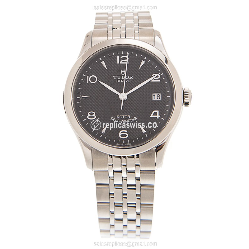 Tudor 1926 Replica Watch - Automatic - Steel - Black Dial - View 2