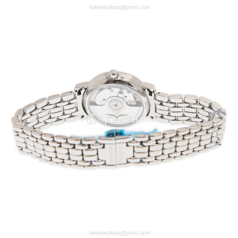 Longines Presence Replica - Automatic - Steel Case, Blue Dial - Silver Steel Strap - View 4