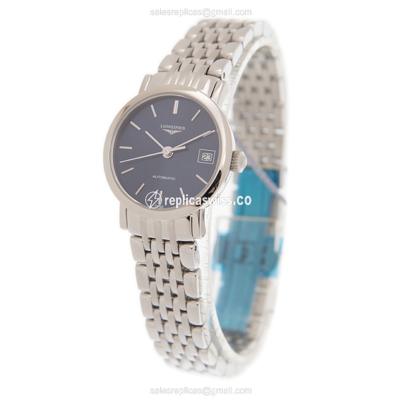 Longines L4.309.4.92.6 Replica - Automatic - Steel - Blue Dial, Silver Clasp - View 3