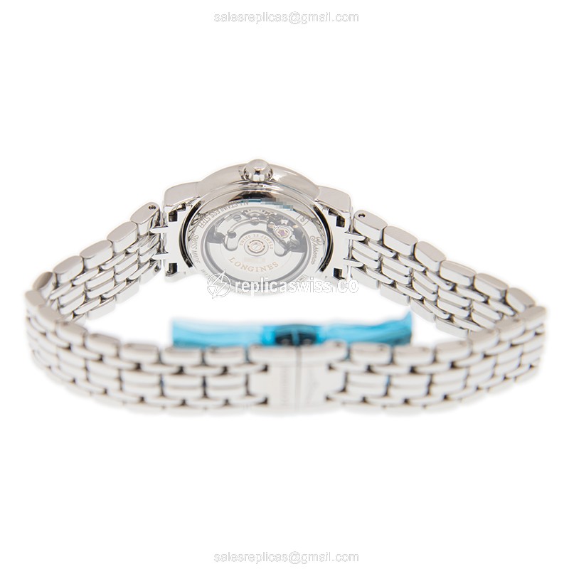Longines Presence Replica - Automatic - Stainless Steel - Blue Dial on Silver Strap - View 4