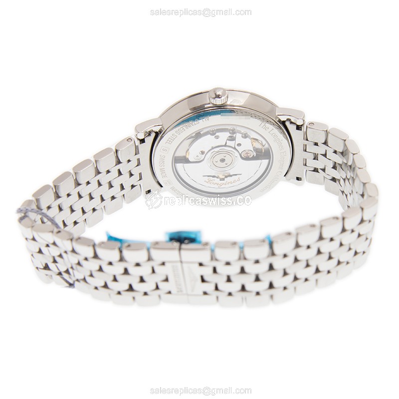 Rolex L4.910.4.92.6 Replica - Automatic - Blue Dial on Steel | Silver Clasp - View 4