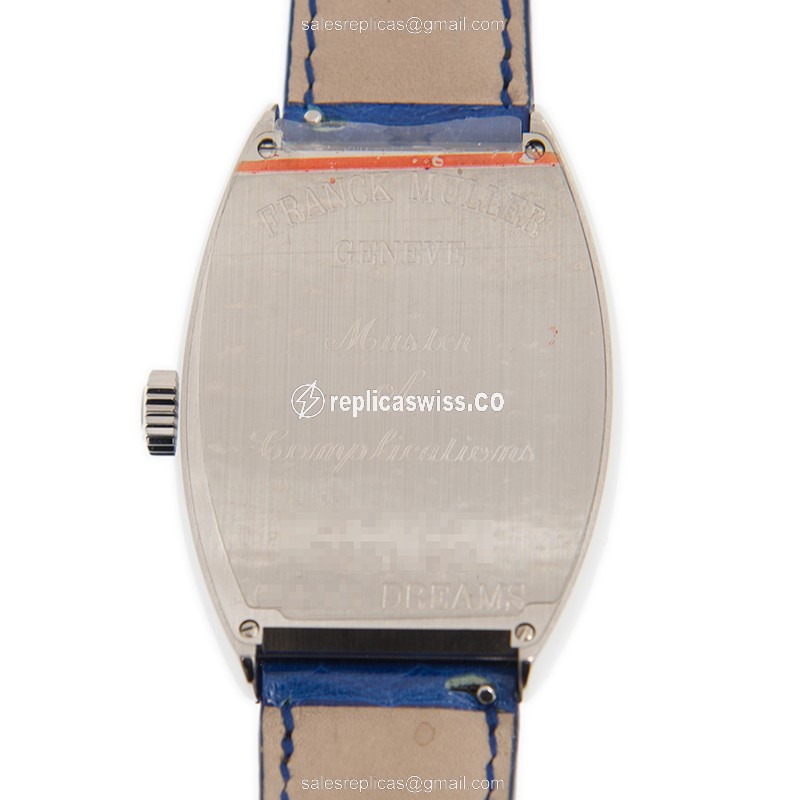 Franck Muller 7851 SC COL DRM AC - Blue Cintree Curvex | Automatic | Steel Case | Black Dial | Buckle Clasp - View 3